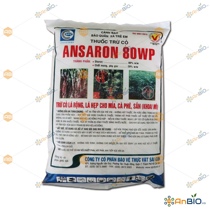 [HCM]THUỐC TRỪ CỎ TIỀN NẢY MẦM ANSARON 80WP gói 1Kg TRỪ CỎ LÁ RỘNG LÁ HẸP - A1.1020