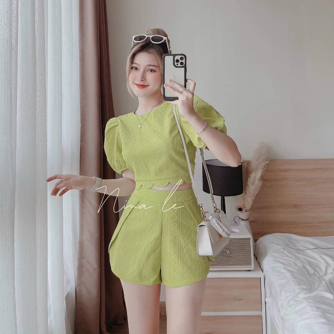 Sét Đùi Cột Dây Sau Lưng Vải Chỉ Xốp