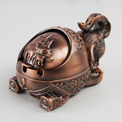 Gạt tàn thuốc lá hinh voi nằm nhiều màu