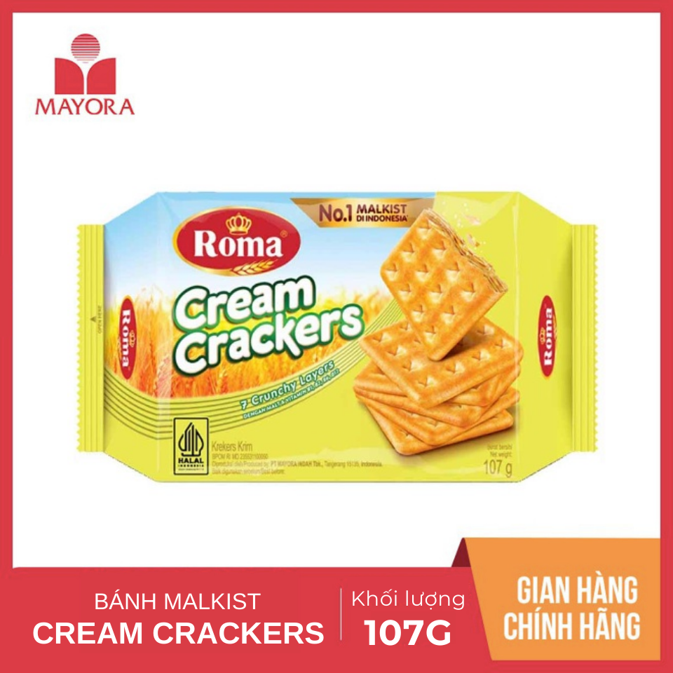BÁNH MALKIST CREAM CRACKERS 107G