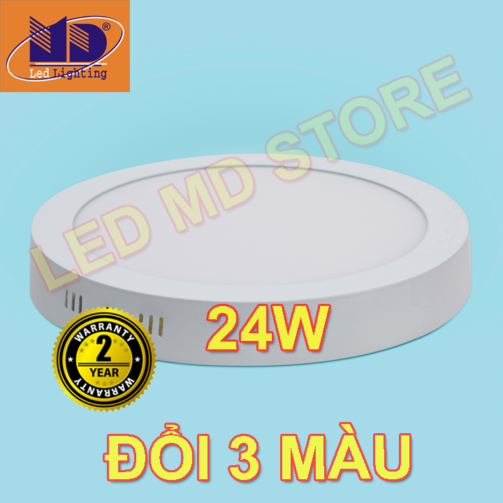Đèn led ốp trần Tròn 24W đường kính 30cm, bền, rẻ, đẹp