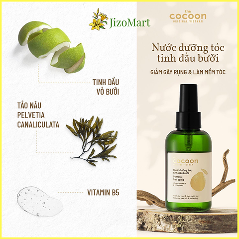 Nước Dưỡng Tóc Tinh Dầu Bưởi Cocoon Pomelo 140Ml