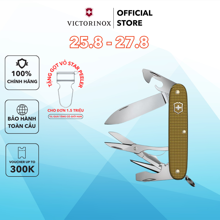 Dao xếp đa năng pioneer x alox limited edition 0.8231.l24 victorinox thụy sỹ