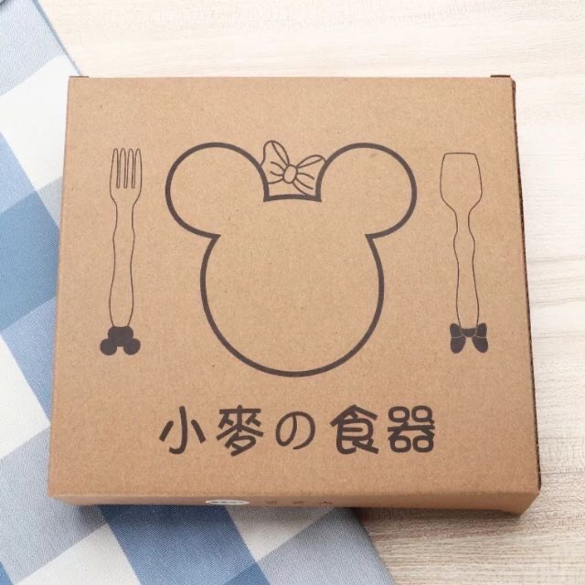 Bát ăn dặm Mickey tặng kèm dĩa và thìa