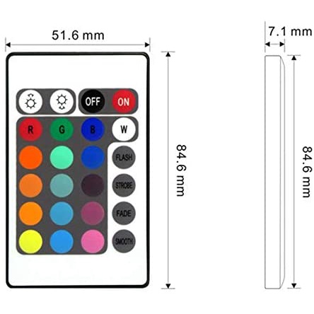 Điều Khiển Đèn Led Dây RGB Nhiều Màu