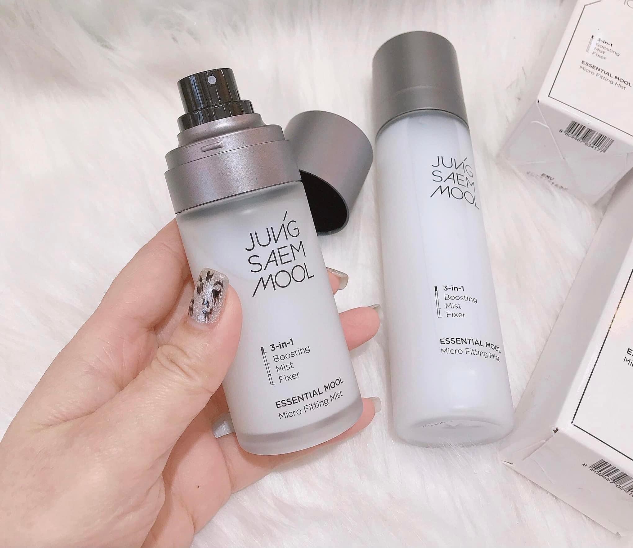 XỊT KHOÁNG CẤP ẨM 3IN1 ESSENTIAL JUNG SAEM MOOL MICRO FITTING MIST 55ML - 12341 - - Dưỡng ẩm và làm dịu da hiệu quả, mang lại làn da mềm mại, mịn màng ngay cả khi sử dụng thường xuyên.  - Phù hợp với mọi loại da, từ da dầu đến da khô, giúp kiểm soát dầu v
