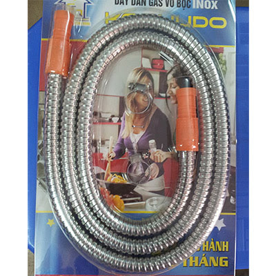 Dây dẫn gas vỏ bọc Inox KOSUDO