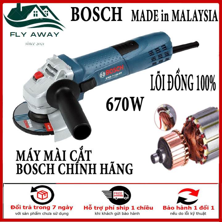 Máy mài cầm tay - máy mài boschh - máy mài boschh chính hãng - máy mài boschh gws - 6-100 . bảo hành chính hãng 12 tháng