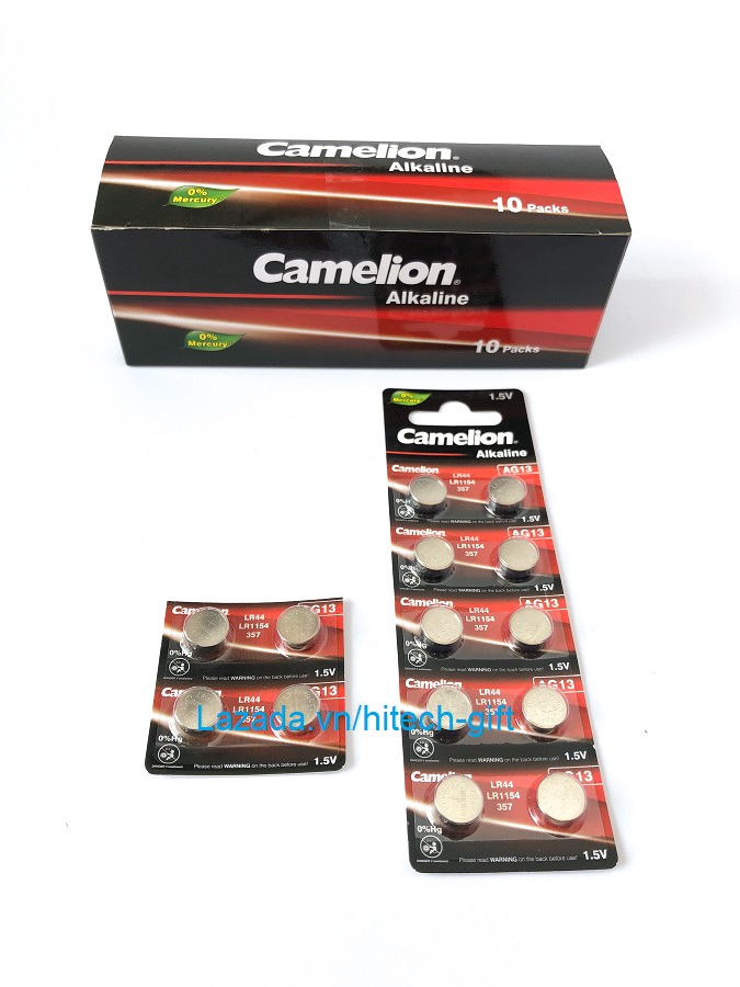 Pin Hạt Nút AG13 Camelion LR44 A76 SR44W GP76A 357