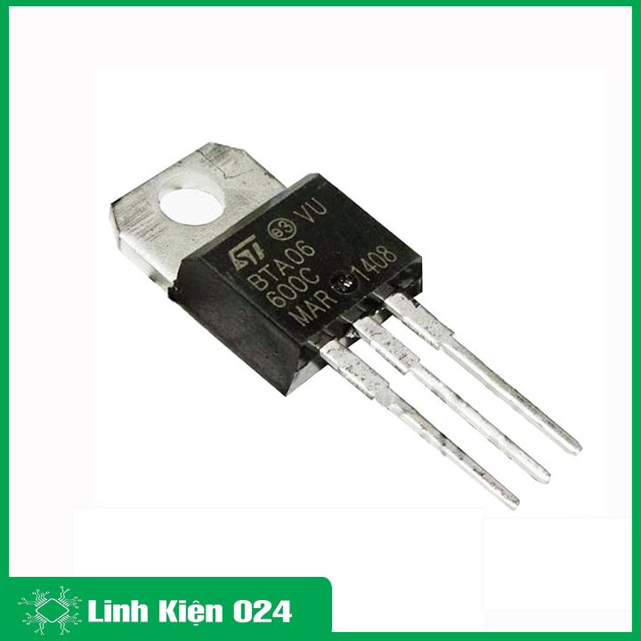 Triac BTA06-600C TO-220 điện áp 600V 6A