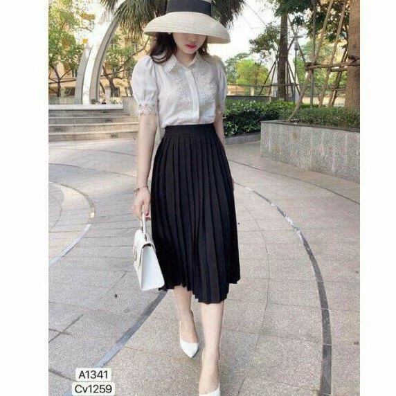 Chân váy DẬP LY túi zip xịn xò
