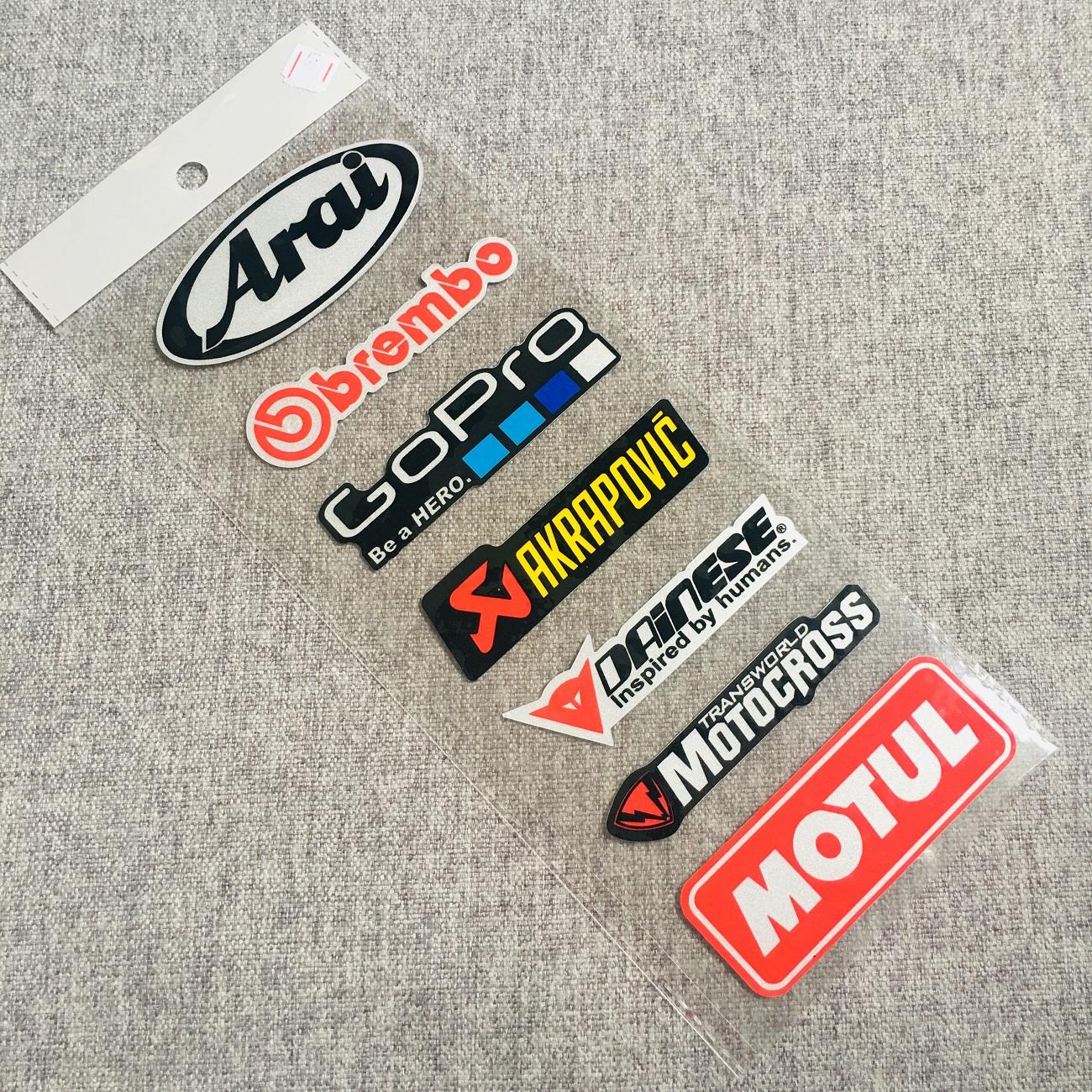 [HCM][NEW] TEM LOGO DÁN XE TRANG TRÍ XE NHIỀU LOGO NHỎ NHƯNG CÓ VÕ (KIỂU 4)