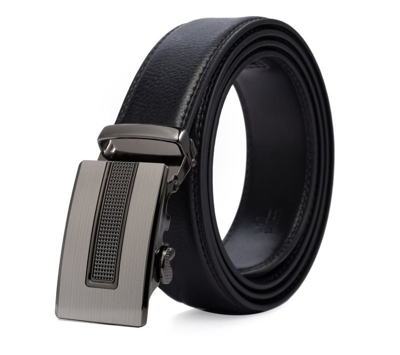 Thắt Lưng Dây Nịt Nam Da Bò Thật(màu đen - Đ.45)