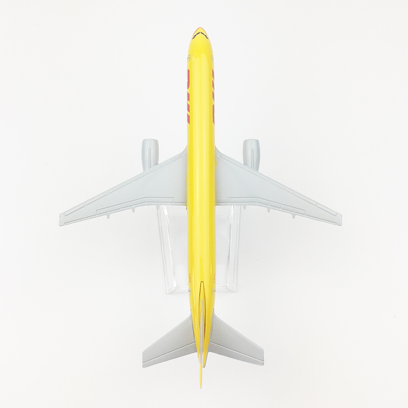 Mô hình máy bay DHL 16cm + đế trưng bày