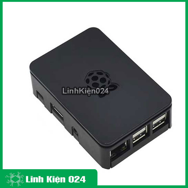 Vỏ raspberry pi 4b màu đen