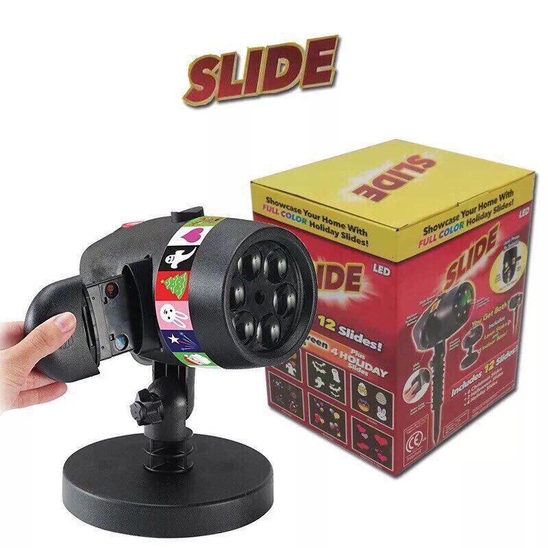 Đèn chiếu slide show 5 chủ đề 12 thẻ cực đẹp