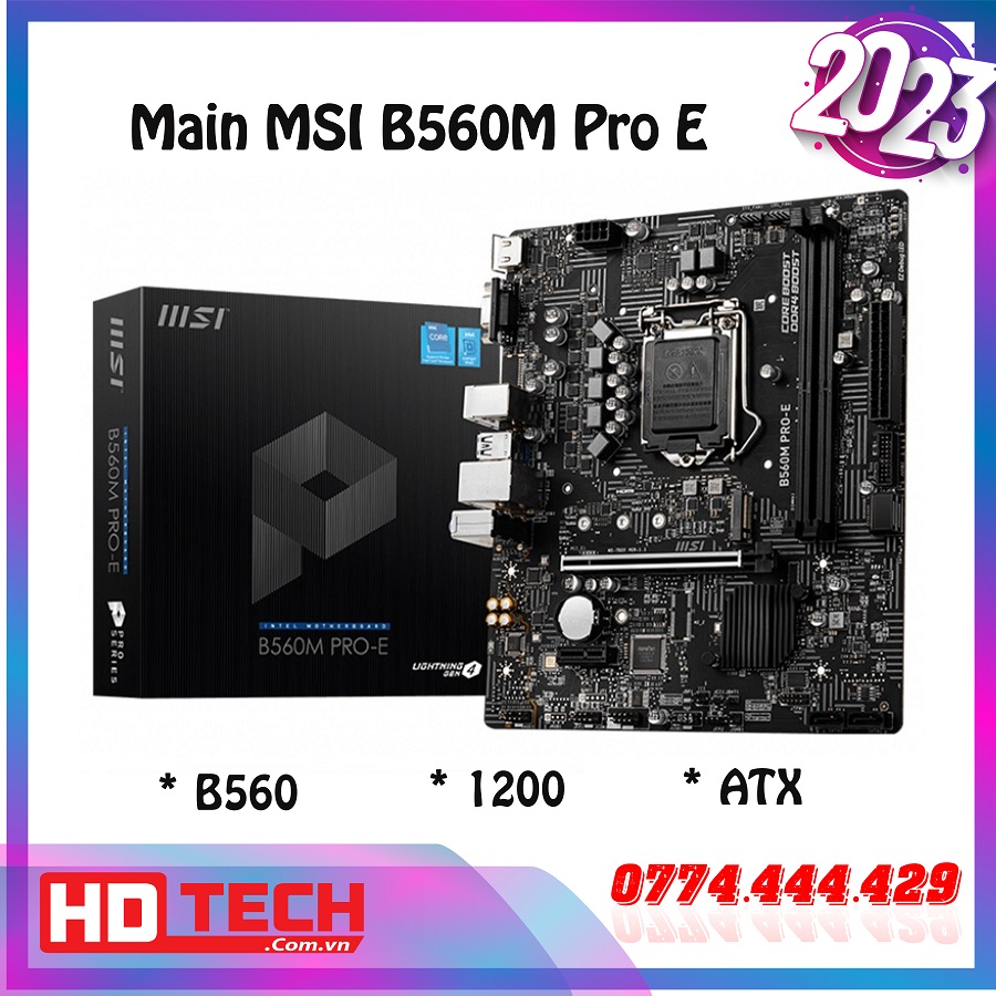 GIÁ SIÊU RẺ Main MSI B560M  Pro E New full box socket 1200