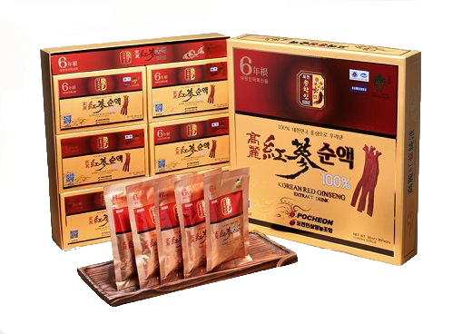 [HCM]Nước hồng sâm nguyên chất Pocheon 100% (Hộp 30 gói)