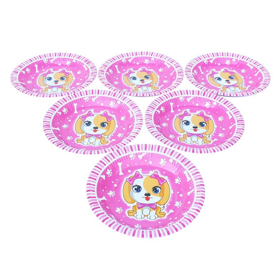 Set 6 dĩa giấy sinh nhật đĩa giấy sinh nhật