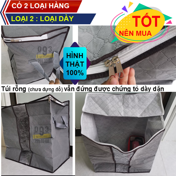 Túi Đựng Quần Áo Size 48x48x27cm