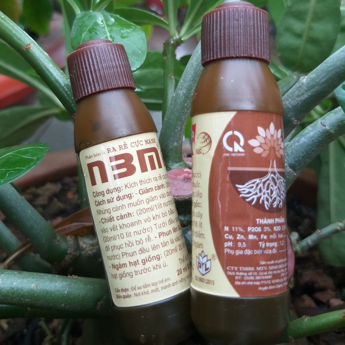 PHÂN BÓN KÍCH RỄ N3M PRO DẠNG NƯỚC CHAI 20ML