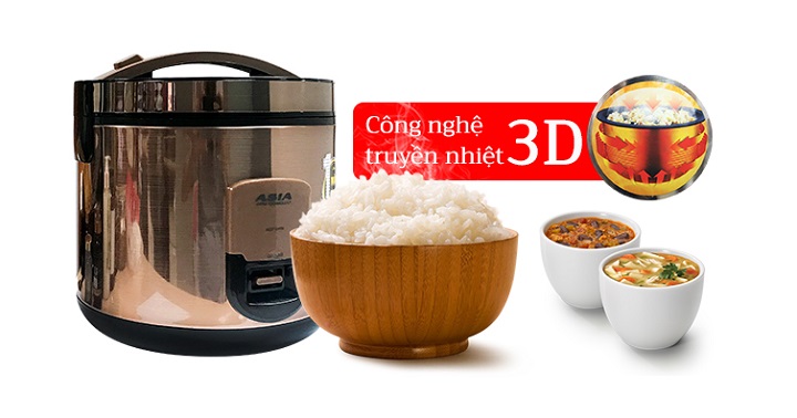 Nồi cơm 1.8L Asia