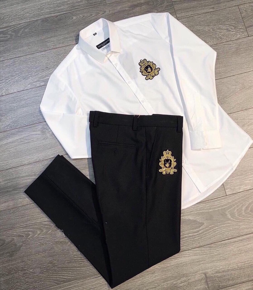 Combo Quần Tây Áo Sơ Mi Nam Nữ Cao cấp áo sơ mi học sinh - Phong cách hàn quốc