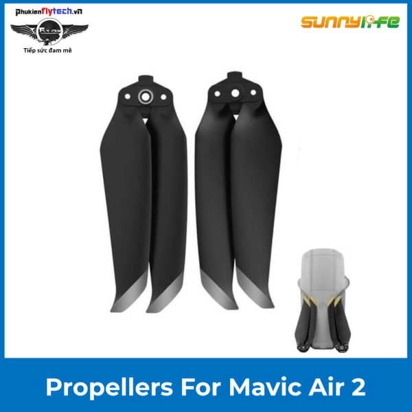 Cánh Mavic Air 2 - Mavic Air 2 propeller – Sunnylife (Best similar) - Giúp giảm ồn, thế cánh mới khi cánh bị gãy hỏng, hoặc rách, với 2 cánh đối nghịch dễ dàng thay thế linh hoạt - Dễ dàng lắp đặt