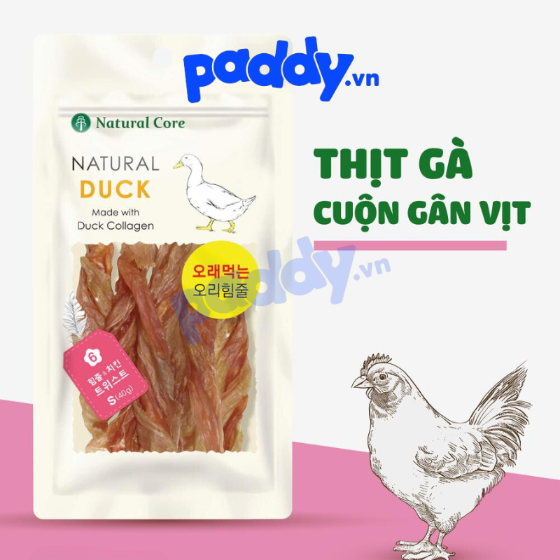 Bánh Thưởng Cho Chó Thịt Vịt Natural Core