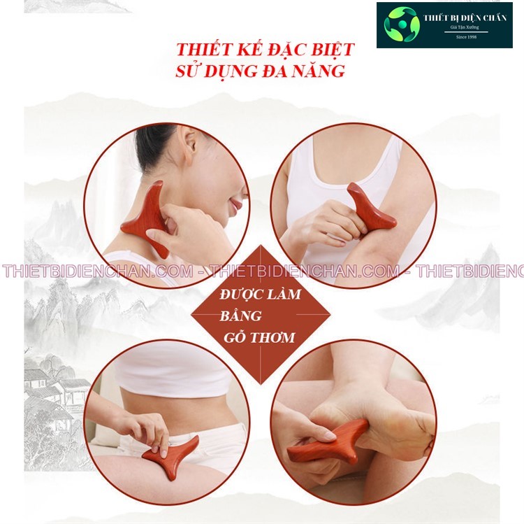 Con Én Gỗ Ấn Huyệt Massage