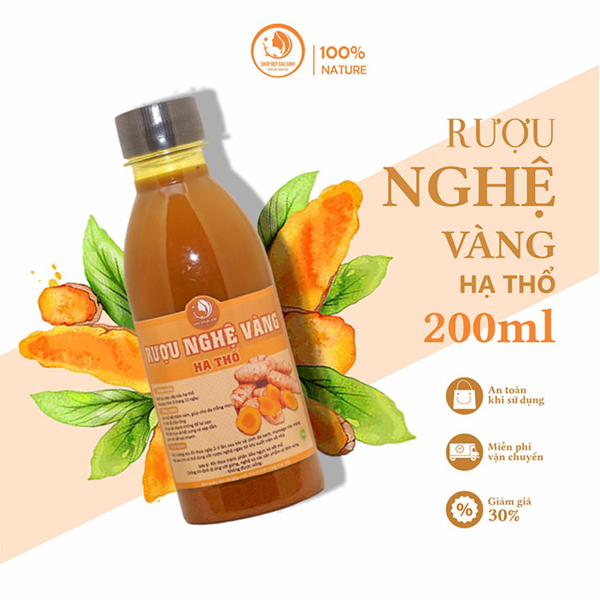 Cốt nghệ vàng hạ thổ (Handmade nhà làm) 200ml