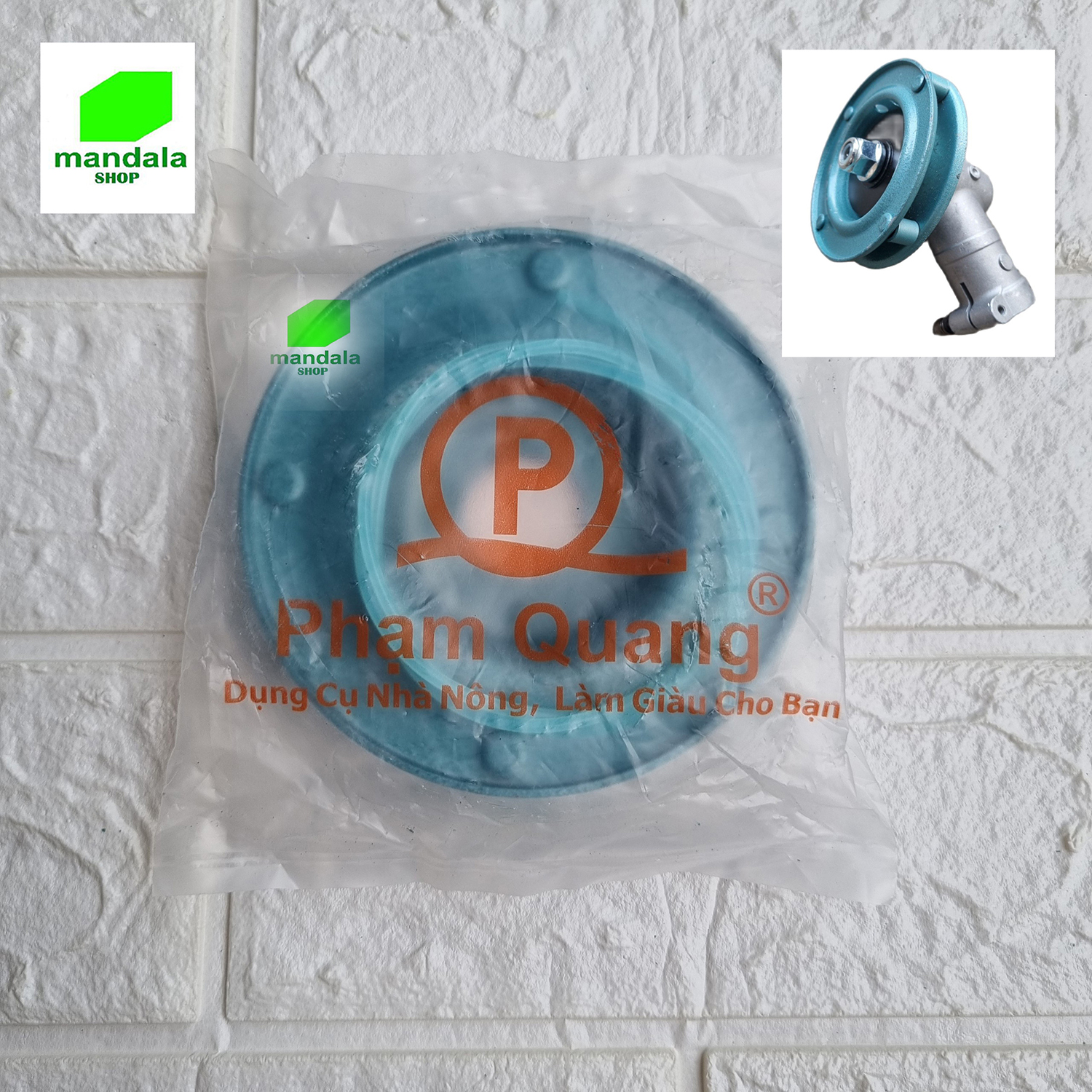Đĩa cước cắt cỏ Phạm Quang vành to dùng cho máy cắt cỏ 143, 236