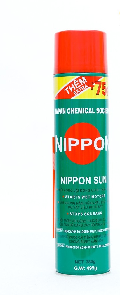 [HCM][chai chống rỉ sét và bôi trơn] Nippon Sun 495gr