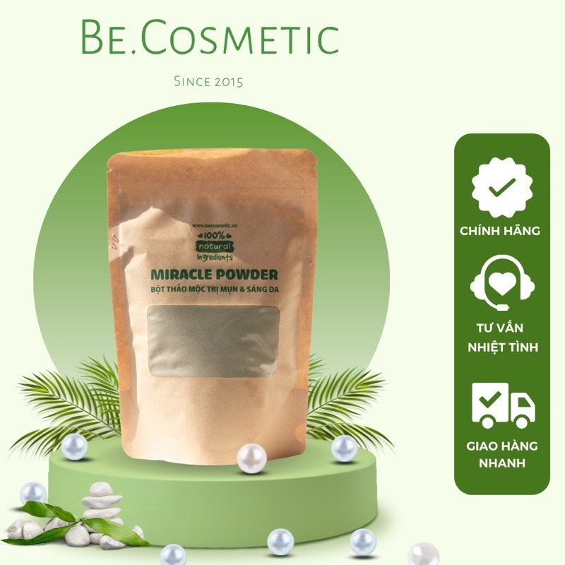 Bột thảo mộc đắp body face dưỡng trắng da Becosmetic