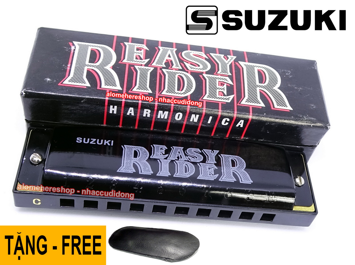 Kèn harmonica diatonic Suzuki Easy Rider key C