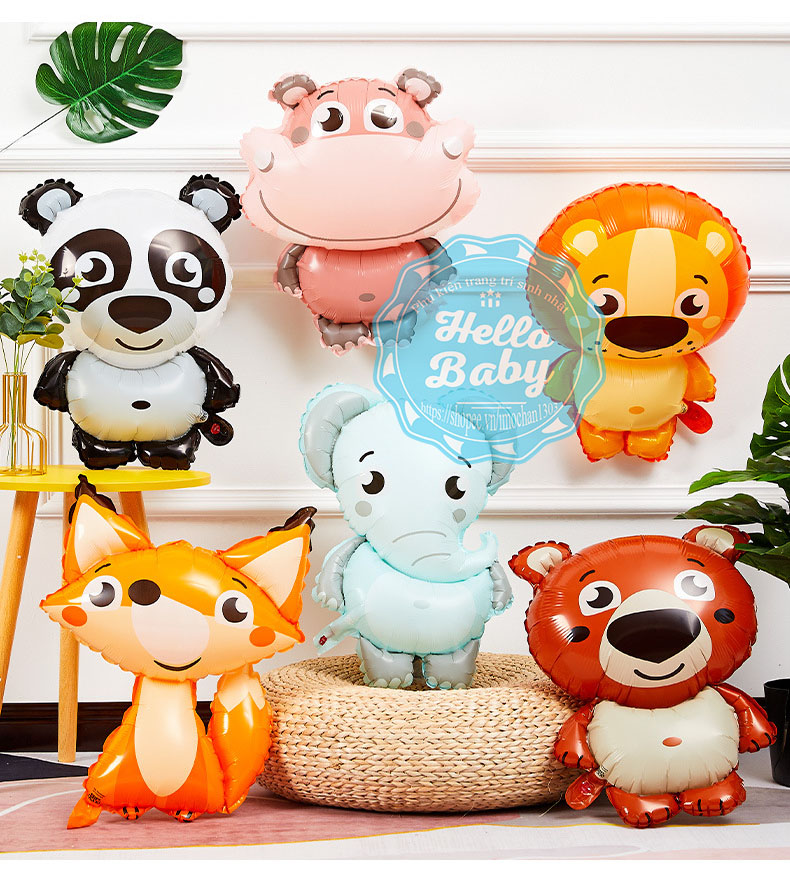 Bóng trang trí hình thú Anime (60cm)