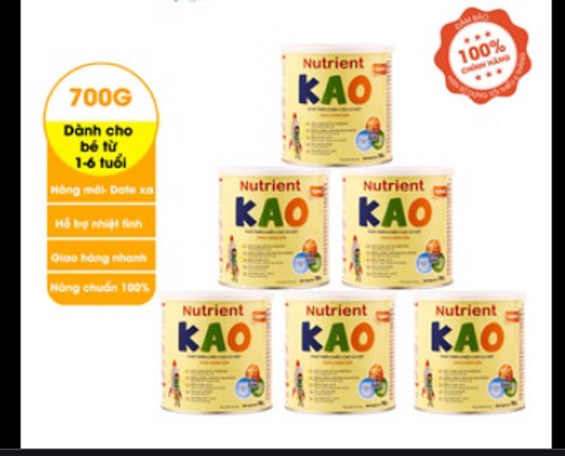 Sữa Nutrient KAO 700g (trẻ từ 1 – 6 tuổi)