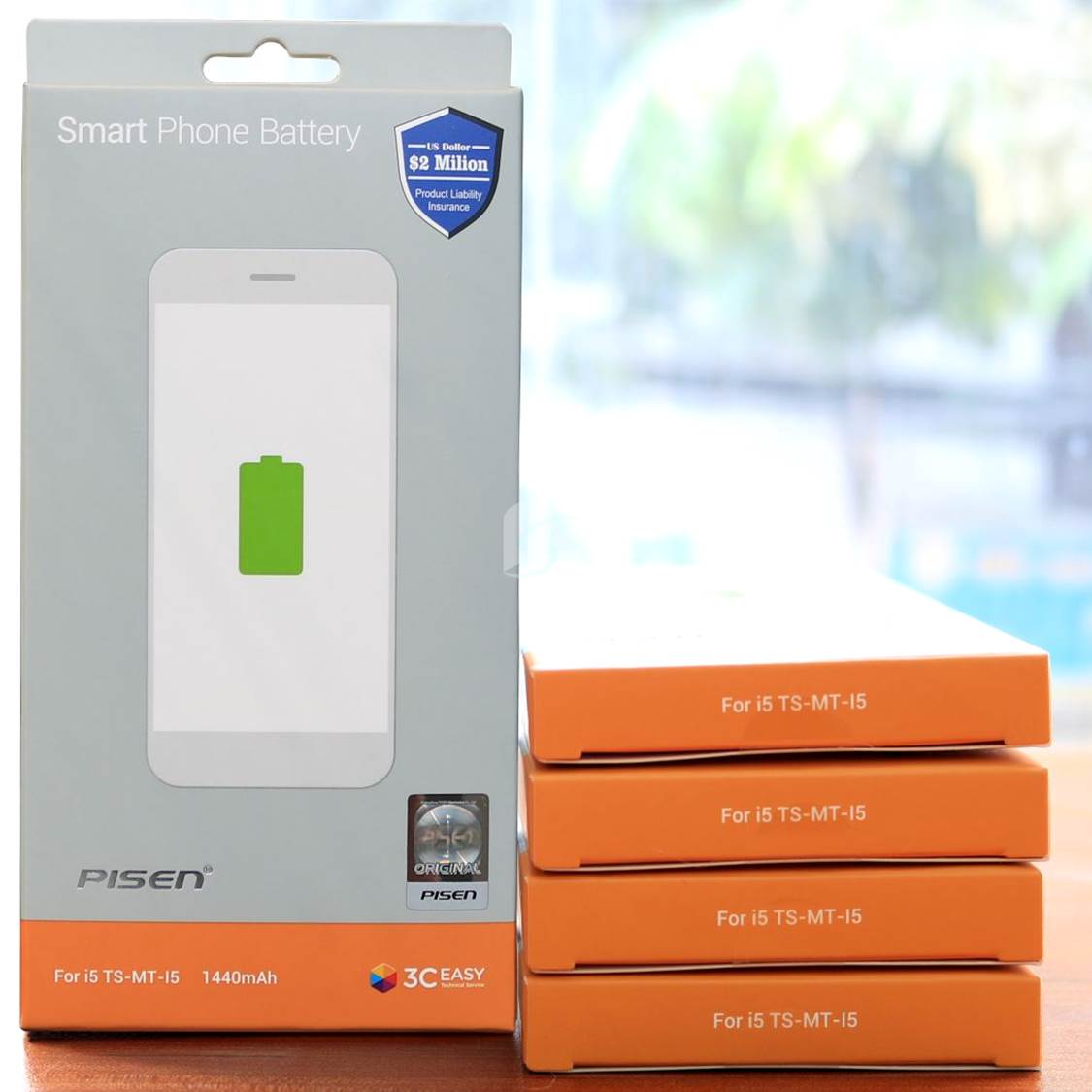 Pin Pisen cho Iphone 5 1440mAh chuẩn 3C Easy certificate