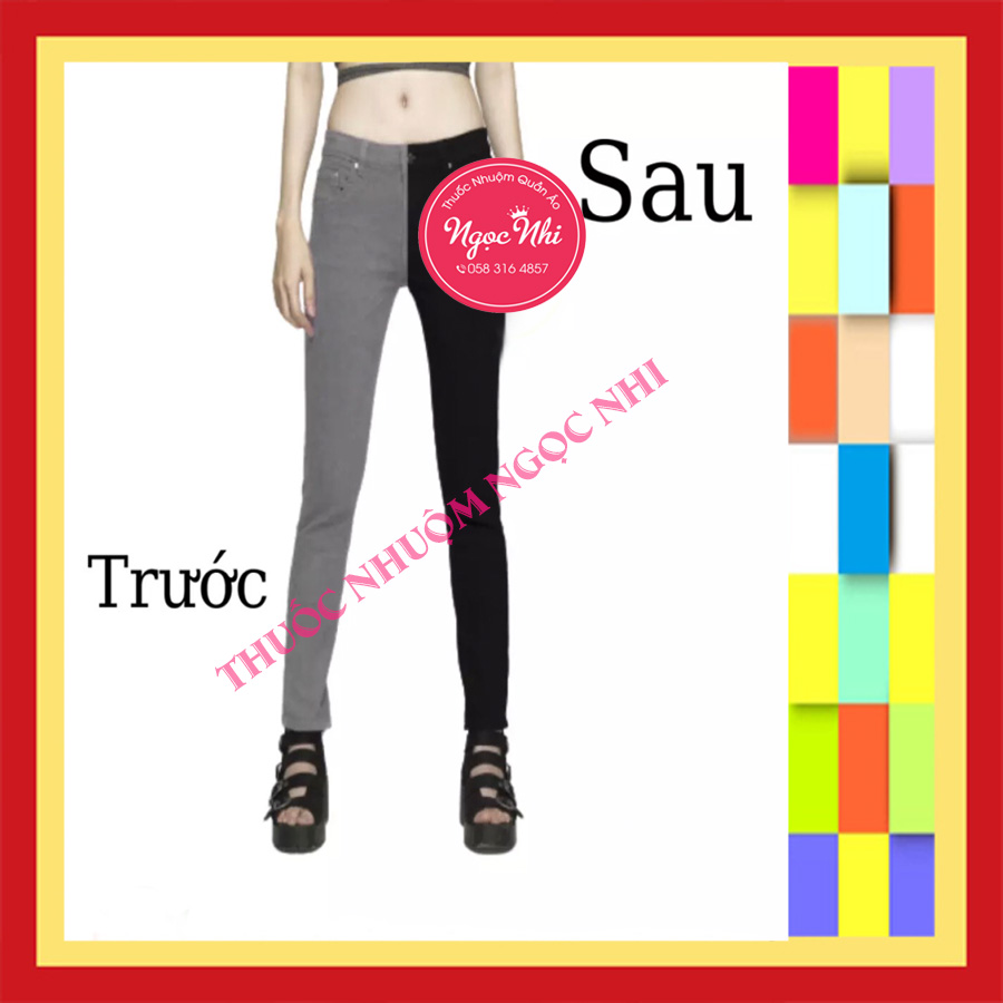Thuốc nhuộm quần áo màu đen