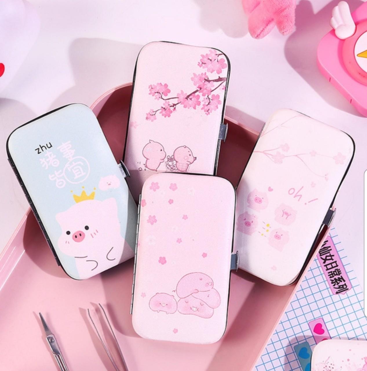 Bộ chăm sóc móng tay móng chân 7 món tiện dụng