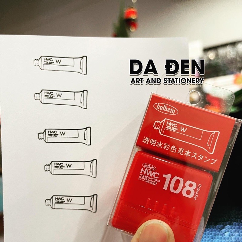 [HCM]Con Dấu Hình Tube Màu Holbein