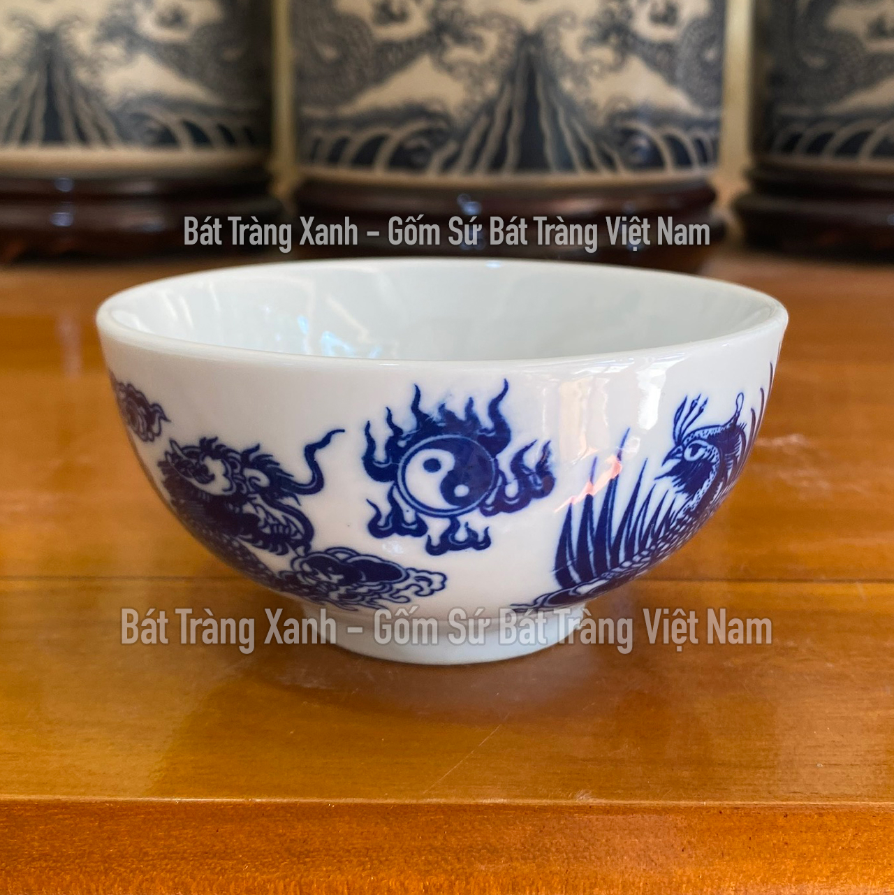 Church rice bowl-enamel blue rice bowl, beautiful white men selected item-first served Bowl