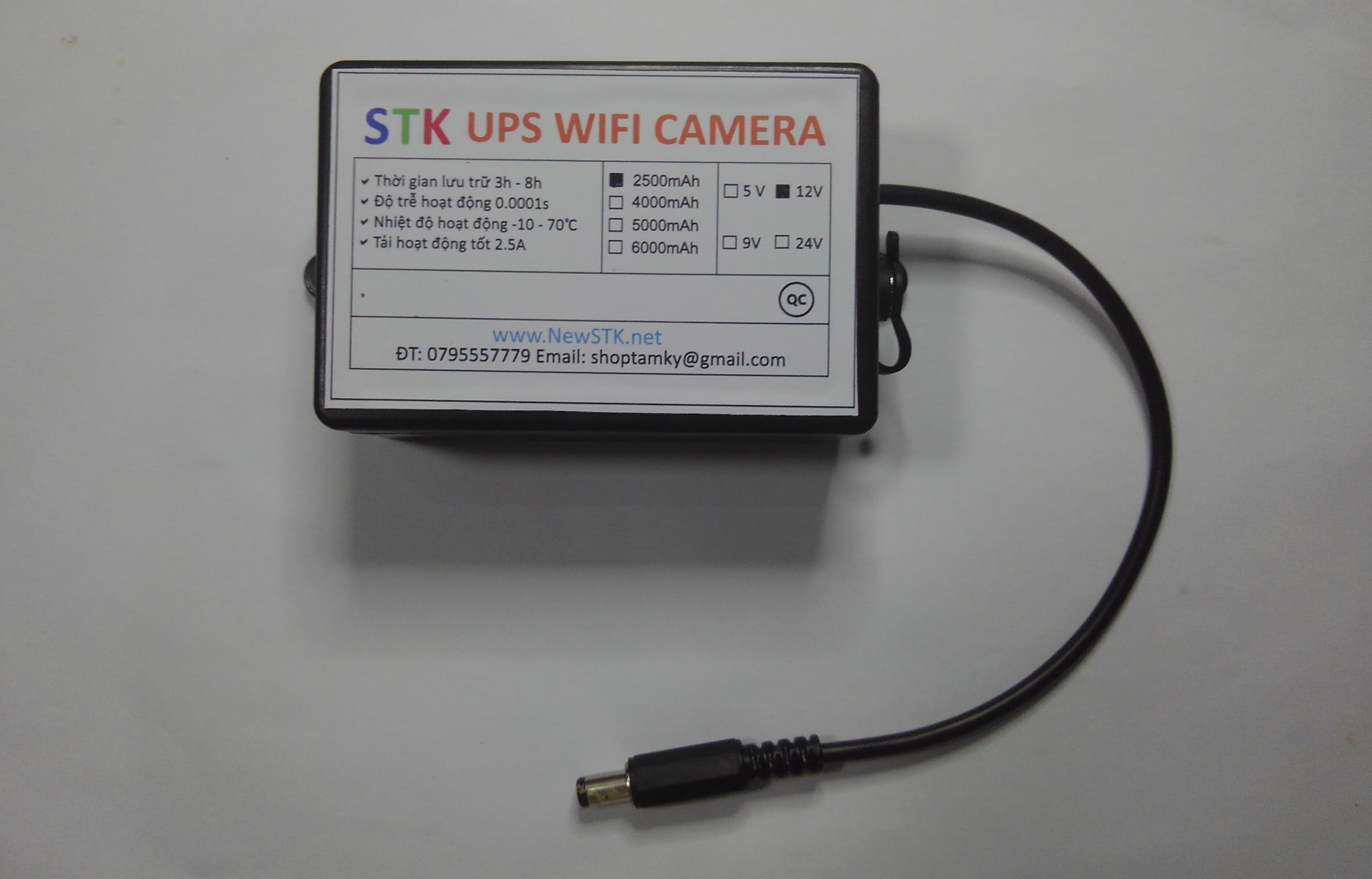 [DINHBAS] Nguồn dự phòng đa năng 12V