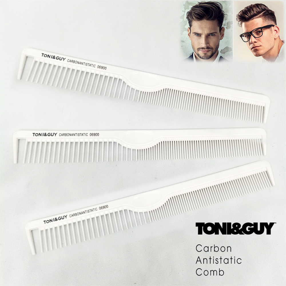 Lược Cắt Tóc Toni and Guy Carbon Trắng 06900