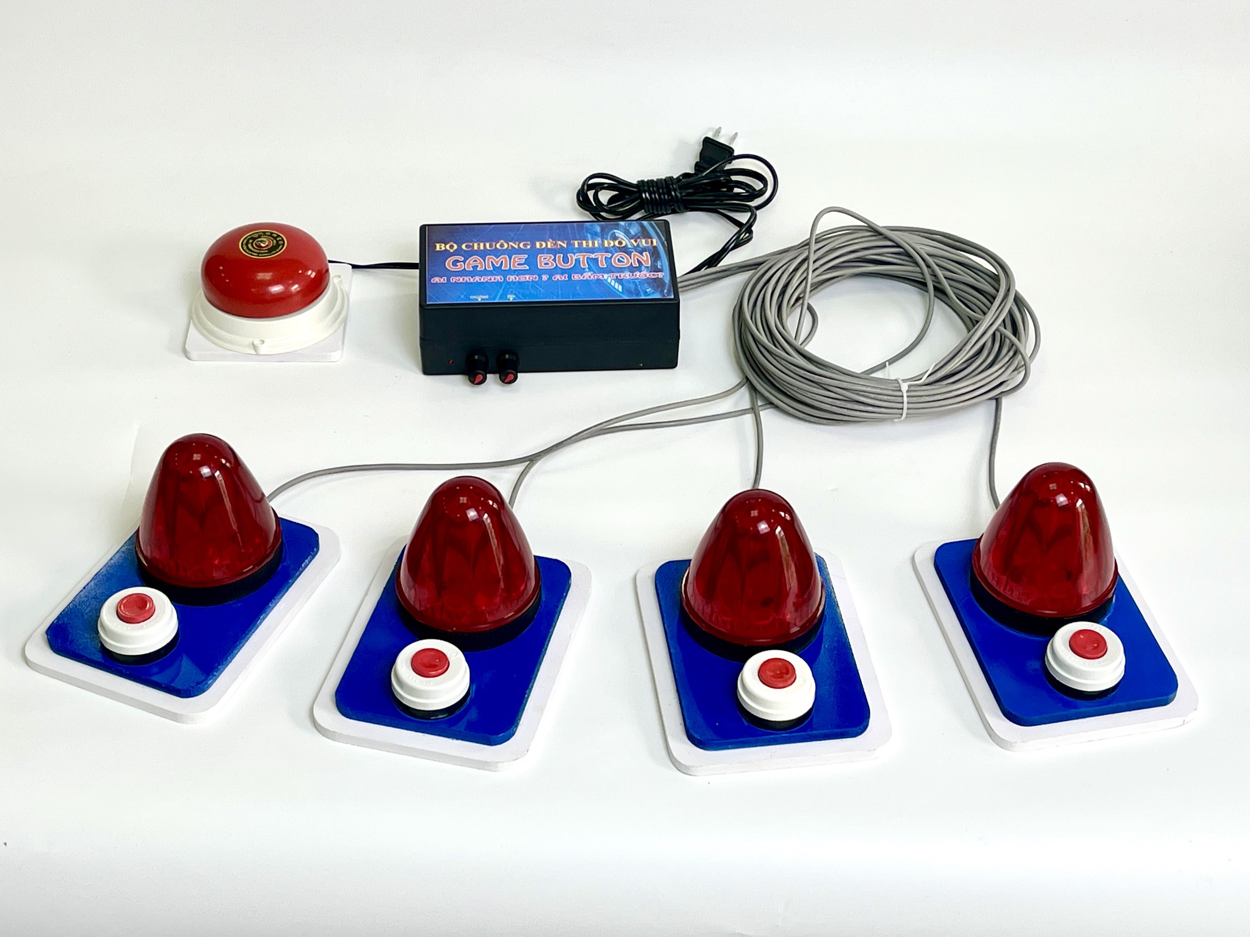 BỘ CHUÔNG ĐÈN THI ĐỐ VUI - CHUÔNG ĐIỆN GAME SHOW