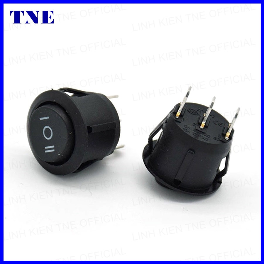 [HCM]Công Tắc Bập Bênh Tròn 3 vị trí KCD1
