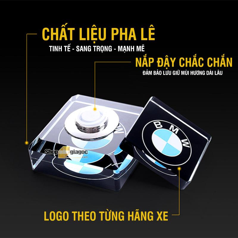 [TẶNG KÈM NƯỚC HOA] - Nước Hoa Ô Tô Logo Theo Hãng SPW01