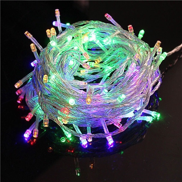 [Combo 2] 4m Flashing Led Light String for Christmas and New Year Decoration, Waterproof