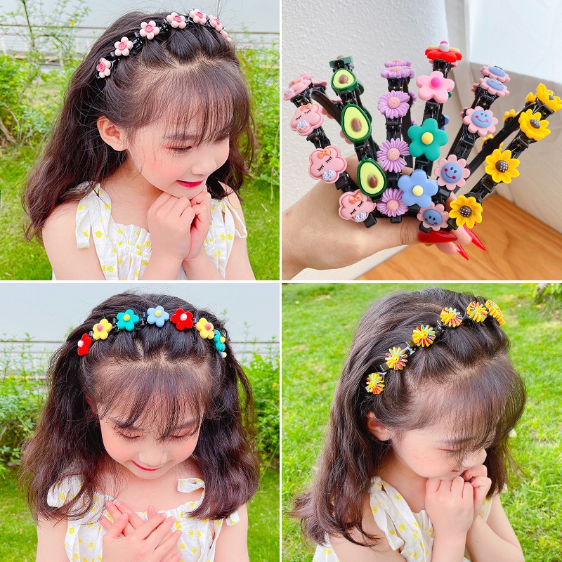 Cài Tóc Hình Hoa Dễ Thương Cho Bé