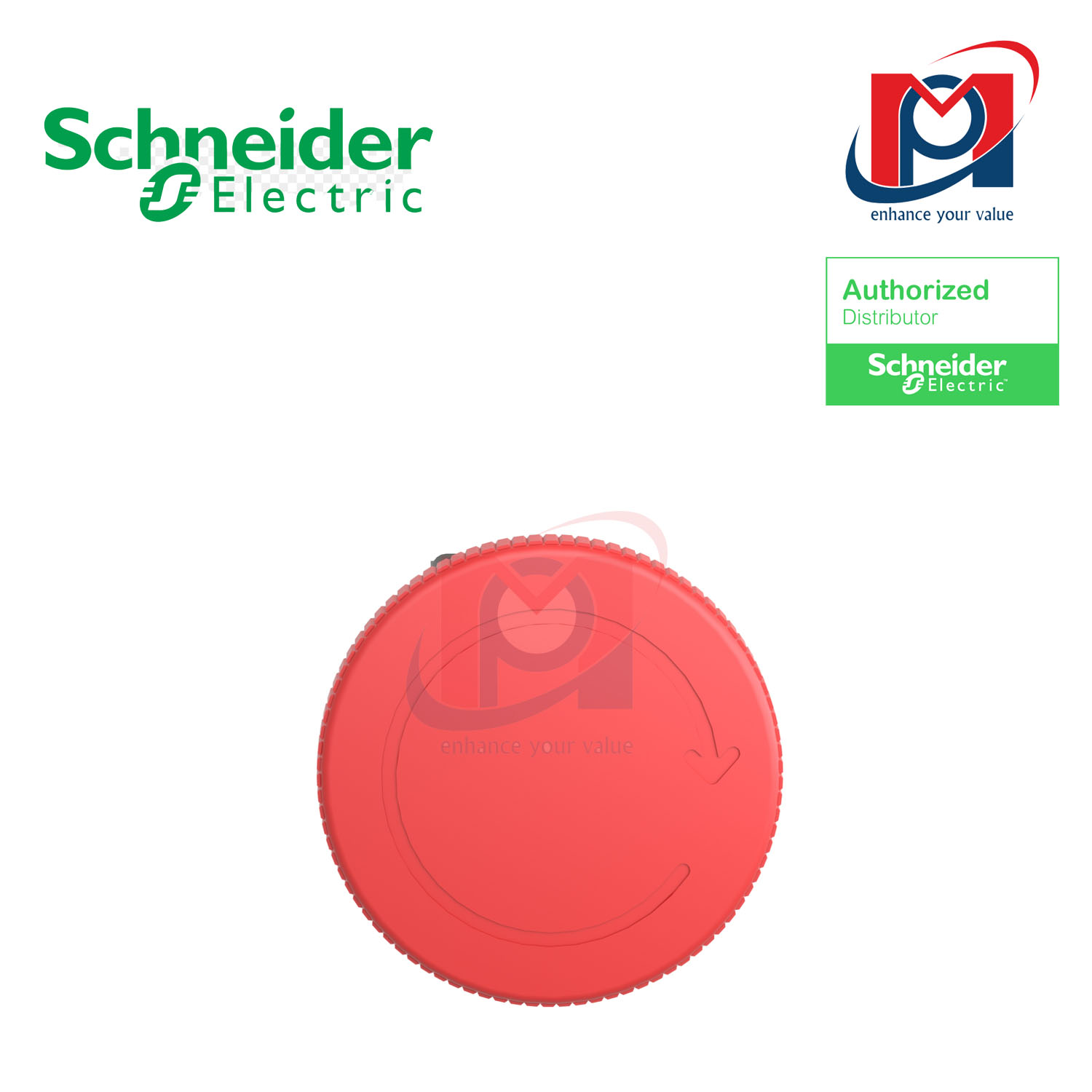 Nút dừng khẩn cấp Phi 22 Schneider XA2ES642